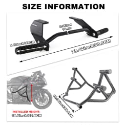 Motorcycle Stunt Cage Engine Guard Crash Bar Rear Footrests Subcage Step Plate Stunt Protection YZF-R7 R7 2021-2025 For Yamaha