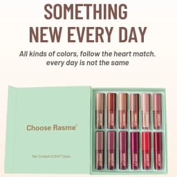 12 Colors Velvet Matte Liquid Lipstick Set with 12Pcs Matching Lip Liner Pencils, Long Lasting Waterproof Non-stick Cup Lip Makeup Kit Gift Box
