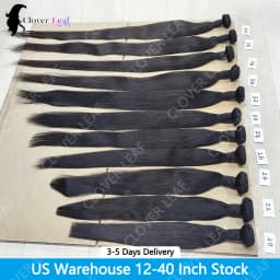 26 inch 12A Straight Human Hair Bundles 1/3/4 Pcs Virgin Hair Brazilian Raw Hair Bundles 100% Human Hair Extensions Raw Hair Bundles Natural Black Color 12-40 Inches Straight Human Hair Bundles Smooth Tender Ideal Tangle Free No Shedding For Daily Wear