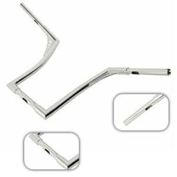 Motorcycle Handlebars 1 1/4" Ape Hangers 12" Rise Batwing Handle Bar For Harley Davidson Softail FLST FXST Sportster XL Dyna Road King Chrome