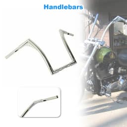 Motorcycle Handlebars 1 1/4" Ape Hangers 12" Rise Batwing Handle Bar For Harley Davidson Softail FLST FXST Sportster XL Dyna Road King Chrome