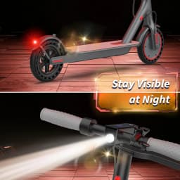 Electric Scooter-8.5'' Honeycomb Tire,19mph-Max Speed,21 Miles-Max Range,Dual Braking System,Foldable Design,APP Control