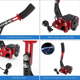 64 Bit USB PC Handbrake SIM Red Blue Black Compatible with Win System For Racing Games G25 G27 G29 T500 T300 G923 G920