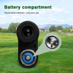 IMeter 656Y Golf Laser Range Finder with Slope Adjustment Flag Lock Vibration Angle Meter for Hunting White