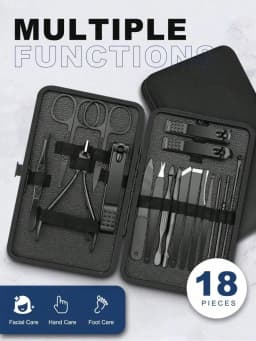 Nail Clipper Set - High-Quality Complete Set Of 8/15/24 Pieces. Set Includes Nail Scissors, Clippers, Household Beauty Tools, Ear Pick, Dead Skin Trimmer, Pedicure Tools. Birthday Gift. Portable Personal Care Tools. Suitable For Travel Or Home Use.