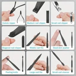 Nail Clipper Set - High-Quality Complete Set Of 8/15/24 Pieces. Set Includes Nail Scissors, Clippers, Household Beauty Tools, Ear Pick, Dead Skin Trimmer, Pedicure Tools. Birthday Gift. Portable Personal Care Tools. Suitable For Travel Or Home Use.