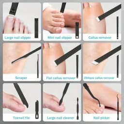 Nail Clipper Set - High-Quality Complete Set Of 8/15/24 Pieces. Set Includes Nail Scissors, Clippers, Household Beauty Tools, Ear Pick, Dead Skin Trimmer, Pedicure Tools. Birthday Gift. Portable Personal Care Tools. Suitable For Travel Or Home Use.