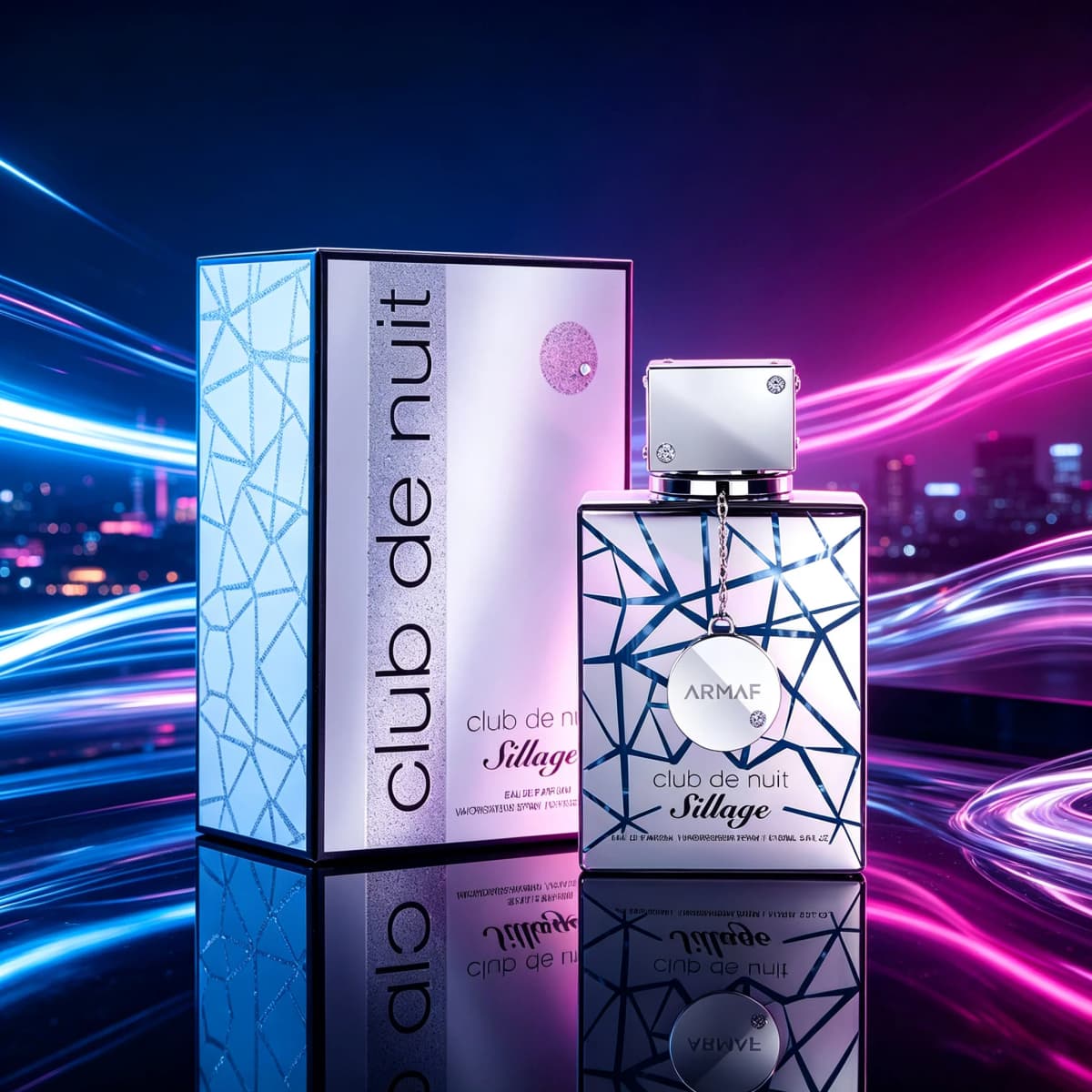 Armaf Club De Nuit Sillage Eau De Parfum Spray for Unisex – Fresh Citrus Aromatic & Woody Musk Scent, Bergamot, Black Currant, Violet & Sandalwood, Long-Lasting Fragrance, Perfect Gift, 3.6 Fl oz / 105 ml