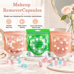 Amococo 3pcs Disposable Cleansing Oil Makeup Remover Face Cleanser with Camellia Oil Rosehip Oil Vitamin E Portable Hydrating Skincare for Travel