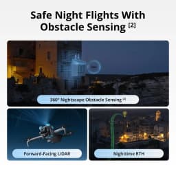 DJI Mini 5 Pro Fly More Combo DJI RC-N3 Vlog Drones with 1-Inch CMOS Mini 5 Pro 4K Camera Drone for Beginners ActiveTrack 360° 225° Gimbal Rotation 3 Batteries
