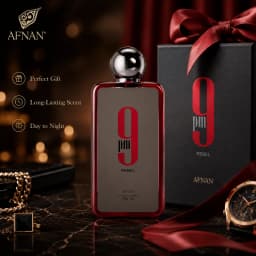 AFNAN 9PM Rebel Eau De Parfum 3.4 Fl. Oz / 100ml for Unisex Long Lasting Luxury Arabian Perfume Spray Fruity Citrus Pineapple Apple Vanilla Amber Woody Musk Fragrance Daily Wear Travel Gift