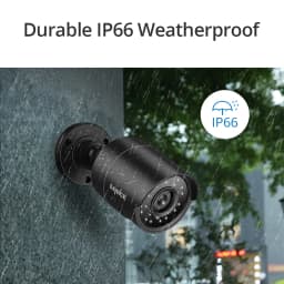 ANNKE 1080P 4-in-1 HD Security Camera, 2MP AHD/TVI/CVI/CVBS Bullet Camera, 100ft IR Night Vision, 3.6mm Lens 82° View, IP66 Weatherproof, DC12V Indoor/Outdoor