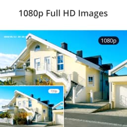 ANNKE 1080P 4-in-1 HD Security Camera, 2MP AHD/TVI/CVI/CVBS Bullet Camera, 100ft IR Night Vision, 3.6mm Lens 82° View, IP66 Weatherproof, DC12V Indoor/Outdoor