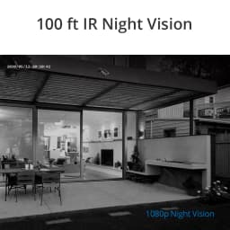 ANNKE 1080P 4-in-1 HD Security Camera, 2MP AHD/TVI/CVI/CVBS Bullet Camera, 100ft IR Night Vision, 3.6mm Lens 82° View, IP66 Weatherproof, DC12V Indoor/Outdoor