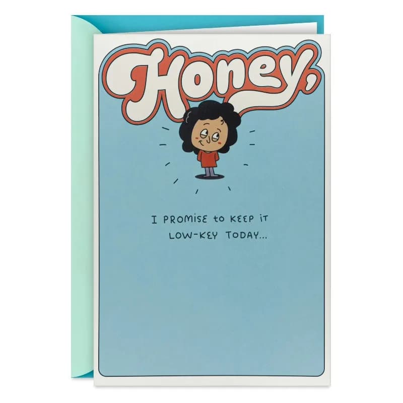 Funny Pop-Up Birthday Card for Husband or Boyfriend (Can't Keep It Low-Key, Babe)