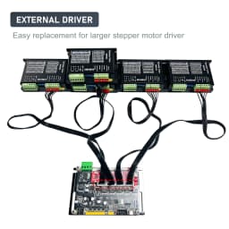 CNC 4AXIS Controller MCU32 Bit 32GRBL Stepper Motor Driver XYZA Axis Driver Board Spport 500W Spindle for CNC Milling Machine