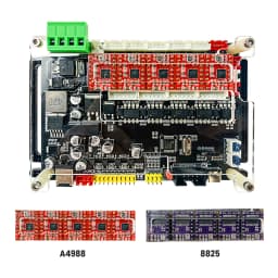 CNC 4AXIS Controller MCU32 Bit 32GRBL Stepper Motor Driver XYZA Axis Driver Board Spport 500W Spindle for CNC Milling Machine
