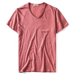 2025 New Summer V-neck T-shirt Men 100% Combed Cotton Solid Short Sleeve T Shirt Men Fitness Undershirt Male Tops Tees