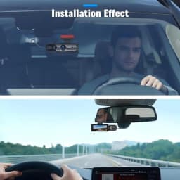 1080P HD Front and Rear Dual Lens Dash Cam Car DVR with IR Night Vision G Sensor 3 16 Inch IPS Screen Wide Angle 170 Degree Parking Monitor Loop Recording Motion Detection WDR Support 128GB Max Built in Mic Super Capacitor