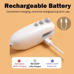 2 In 1 Mini Bag Sealer Cutter Handheld Portable Heat Sealer Machine USB Rechargeable Snack Plastic Bag Vacuum Sealer Kitchen Food Storage Fresh Keeping Tool