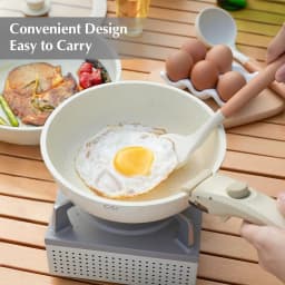 KOCH SYSTEME CS 17PCS Nonstick Cookware Set Kitchen Pots and Pans Set With Detachable Handle Sauce Pot Milk Pots Frying Pan