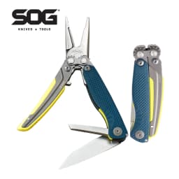 SOG 5 in 1 Aegis MT Mini Portable Multitool Pliers With Precision Cutting Pliers Soft Wire Cutter Tweezers Bottle Opener Ultralight EDC Pocket Gear For Daily Carry Camping Hunting Fishing Emergency Survival Outdoor Utility Multifunctional Hand Tools