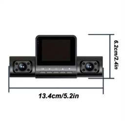 4 Lens Dash Cam 1080P Full HD 360 All Around View Car DVR 3 16 Inch IPS Screen Dashboard Camera Super Night Vision G Sensor Loop Recording Support Laptop Connection Professional Vehicle Driving Recorder Complete Interior Exterior Safety