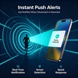Ultra HD mini Camera, Wireless Home Monitor, Plug-Free WiFi mini Cam for Remote Phone Viewing in Cars and for Pets, Portable 360° Panoramic Security Camera with Motion Detection and Night Vision for Indoor and Outdoor Use at Homes and Offices
