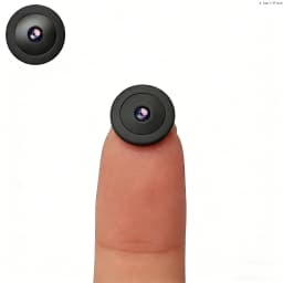 Ultra HD mini Camera, Wireless Home Monitor, Plug-Free WiFi mini Cam for Remote Phone Viewing in Cars and for Pets, Portable 360° Panoramic Security Camera with Motion Detection and Night Vision for Indoor and Outdoor Use at Homes and Offices