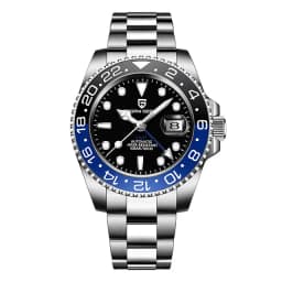 PAGANI DESIGN New 1662 Men Watch GMT Mechanical Wristwatch 40mm Automatic Watch for Men's Stainless Steel Waterproof Watches Man