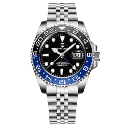 PAGANI DESIGN New 1662 Men Watch GMT Mechanical Wristwatch 40mm Automatic Watch for Men's Stainless Steel Waterproof Watches Man