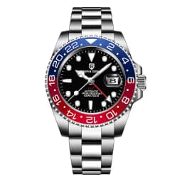 PAGANI DESIGN New 1662 Men Watch GMT Mechanical Wristwatch 40mm Automatic Watch for Men's Stainless Steel Waterproof Watches Man