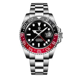PAGANI DESIGN New 1662 Men Watch GMT Mechanical Wristwatch 40mm Automatic Watch for Men's Stainless Steel Waterproof Watches Man
