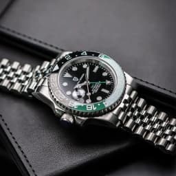 PAGANI DESIGN New 1662 Men Watch GMT Mechanical Wristwatch 40mm Automatic Watch for Men's Stainless Steel Waterproof Watches Man