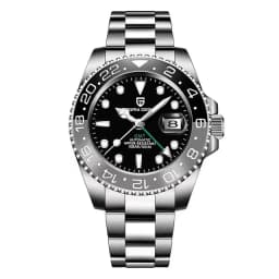 PAGANI DESIGN New 1662 Men Watch GMT Mechanical Wristwatch 40mm Automatic Watch for Men's Stainless Steel Waterproof Watches Man