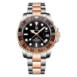 PAGANI DESIGN New 1662 Men Watch GMT Mechanical Wristwatch 40mm Automatic Watch for Men's Stainless Steel Waterproof Watches Man