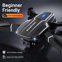 ZNLYRION S101 Foldable RC Drone 4K HD Dual Camera WIFI FPV APP Waypoint Flight Altitude Hold 6-Axis Gyro Quadcopter for Beginners