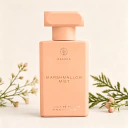 OAKCHA Marshmallow Mist Extrait De Parfum For Women Airy Marshmallow Cream Vanilla Soft Musk Gentle Cozy Aroma All Day Wear Compact 50ml Travel Bottle Perfect Valentine Birthday Girly Perfume Gift for Ladies