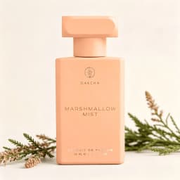 OAKCHA Marshmallow Mist Extrait De Parfum For Women Airy Marshmallow Cream Vanilla Soft Musk Gentle Cozy Aroma All Day Wear Compact 50ml Travel Bottle Perfect Valentine Birthday Girly Perfume Gift for Ladies