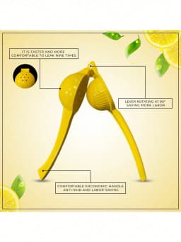 1pc Lemon Squeezer Manual Fruit Juicer Household Kitchen Juice Tool Lemon Squeezer