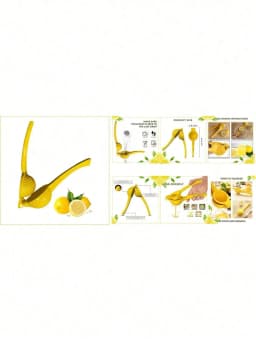 1pc Lemon Squeezer Manual Fruit Juicer Household Kitchen Juice Tool Lemon Squeezer