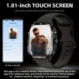 New Full-Touch High-Definition Men'S and Women'S Sports Smartwatch Features ,Wireless Dialing, Answering Calls, Motion Tracking, Music Control. Suitable for Android & Iphone,Christmas/New Year/Birthday Watch Gifts