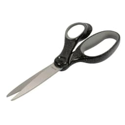 7-inch Student Scissor Ages 12-14, Black Glitter, 1 Count, Middle School and Craft Scissors