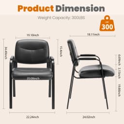 MCQ Waterproof PU Leather Office Chair Ergonomic Thickened Lumbar Support and Durable Steel Structure Chair For Office