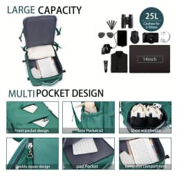 Hiking Backpack for Men and Women Laptop Backpack School Student Schoolbag, Casual Simple Travel Backpack