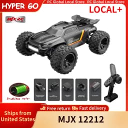 Hyper Go MJX 1:12 12212 Remote Control Car Monster Truck RC Four-Wheel Drive 3S High-Speed Brushless For Adult/Children Toys Gift