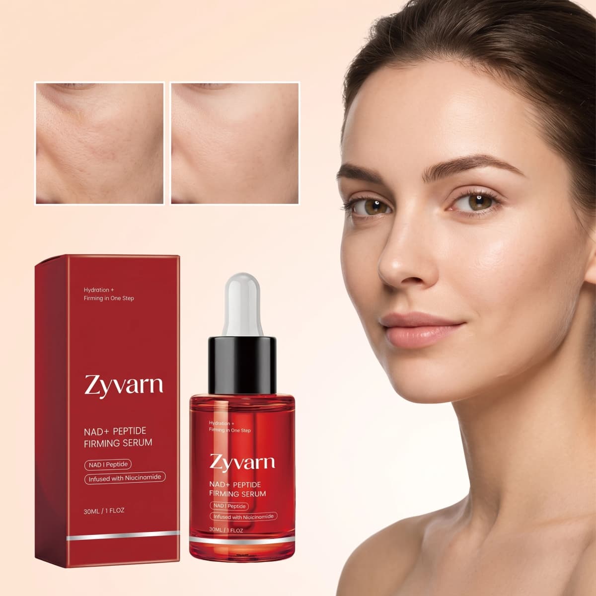 30ML Face Serum Gentle Moisturizing Improve Skin Texture Enhance Smoothness Glowing Nourishing Pores Reduce Sagging Firming Facial Serum