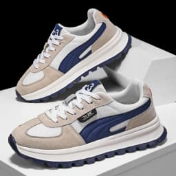 New Casual Sneakers Men Sports Shoes Autumn Fashionable British Style Soft Sneakers Trendy Running Shoes Vintage Versatile Casual Thick