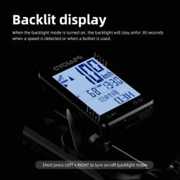 CYCLAMI Bicycle GPS Computer Multi-Language 2.4 inch IPX7 Odometer Female Riders Speed Meter Cyclists