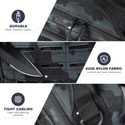 Fishing Backpack Tackle Sling Bag -Lightweight Sling Tackle Storage Bag- Fishing Backpack with Rod Holder gifts